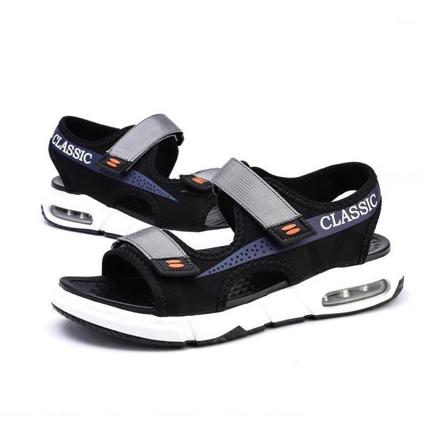 luxury slip vietnam mens sandal summer casual walking on size sandals mens for roman sandalhas dress shoe hombre de geta 39 big1, Black